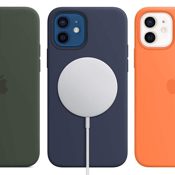 کیس سیلیکونی اورجینال اپل با مگ سیف multicolour